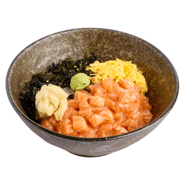 Salmon Sashimi Don